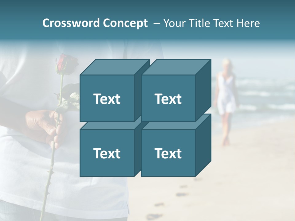 Wave Bliss Seashore PowerPoint Template