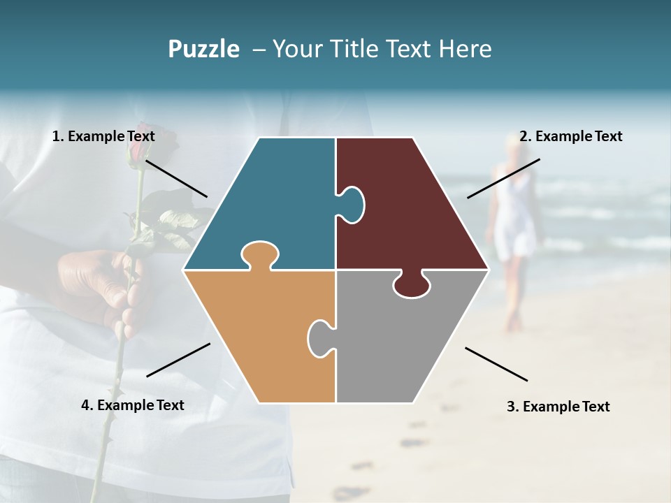 Wave Bliss Seashore PowerPoint Template