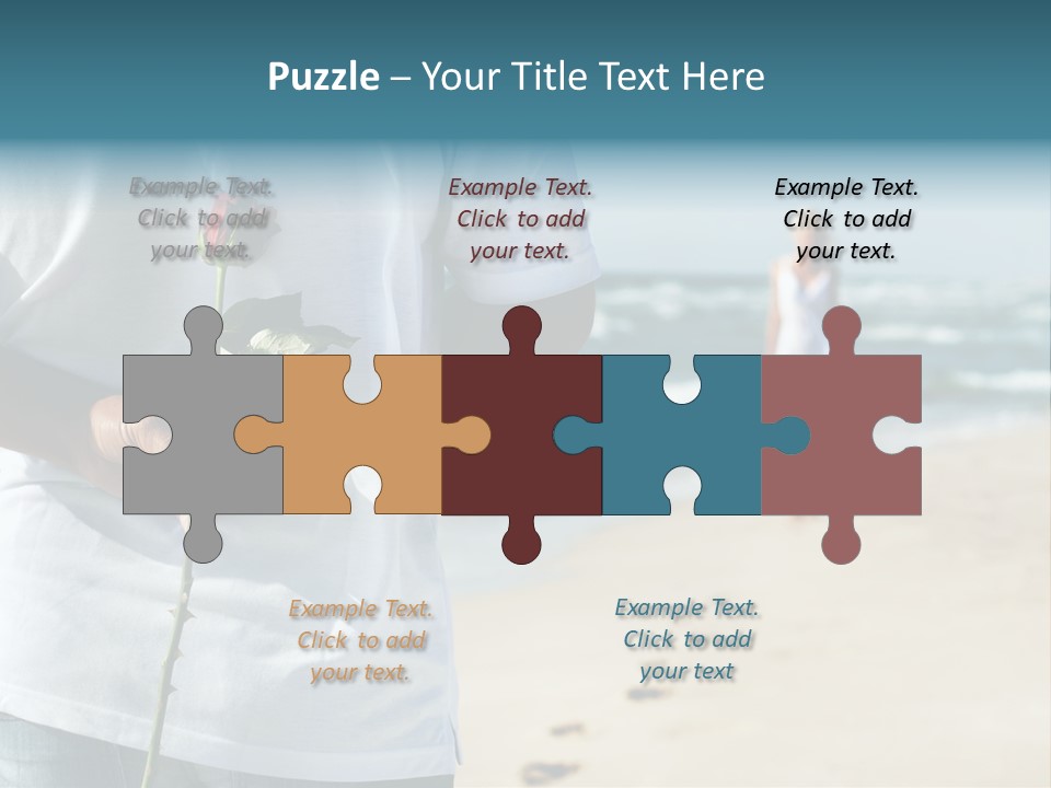 Wave Bliss Seashore PowerPoint Template