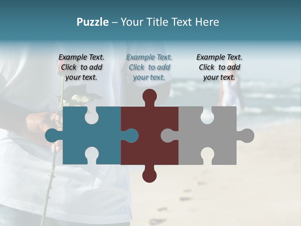 Wave Bliss Seashore PowerPoint Template