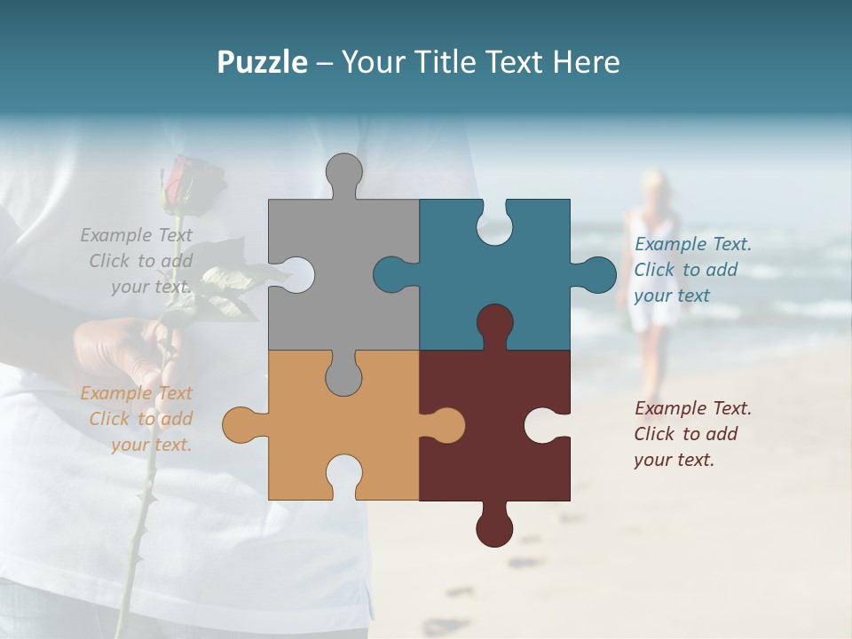 Wave Bliss Seashore PowerPoint Template