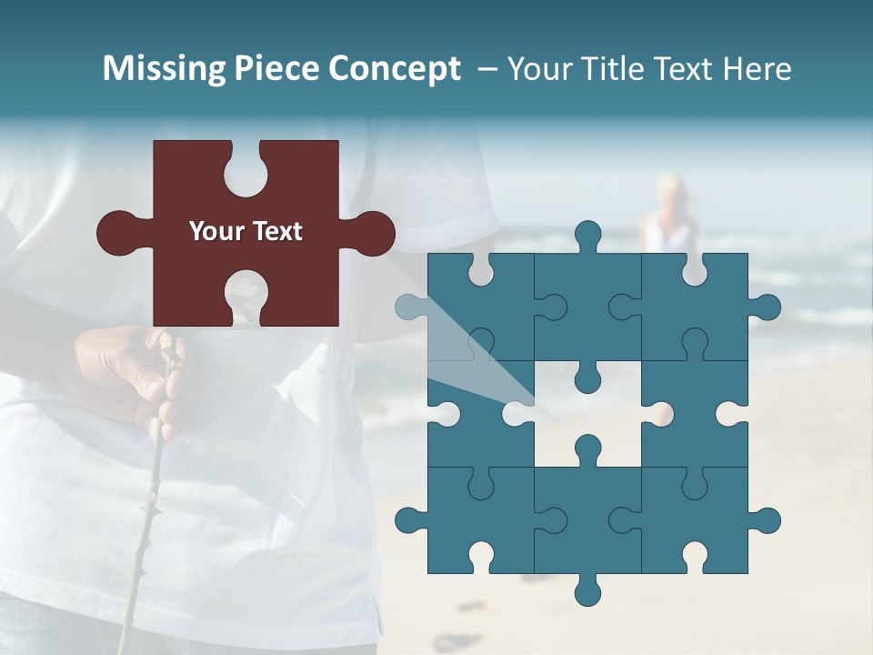 Wave Bliss Seashore PowerPoint Template