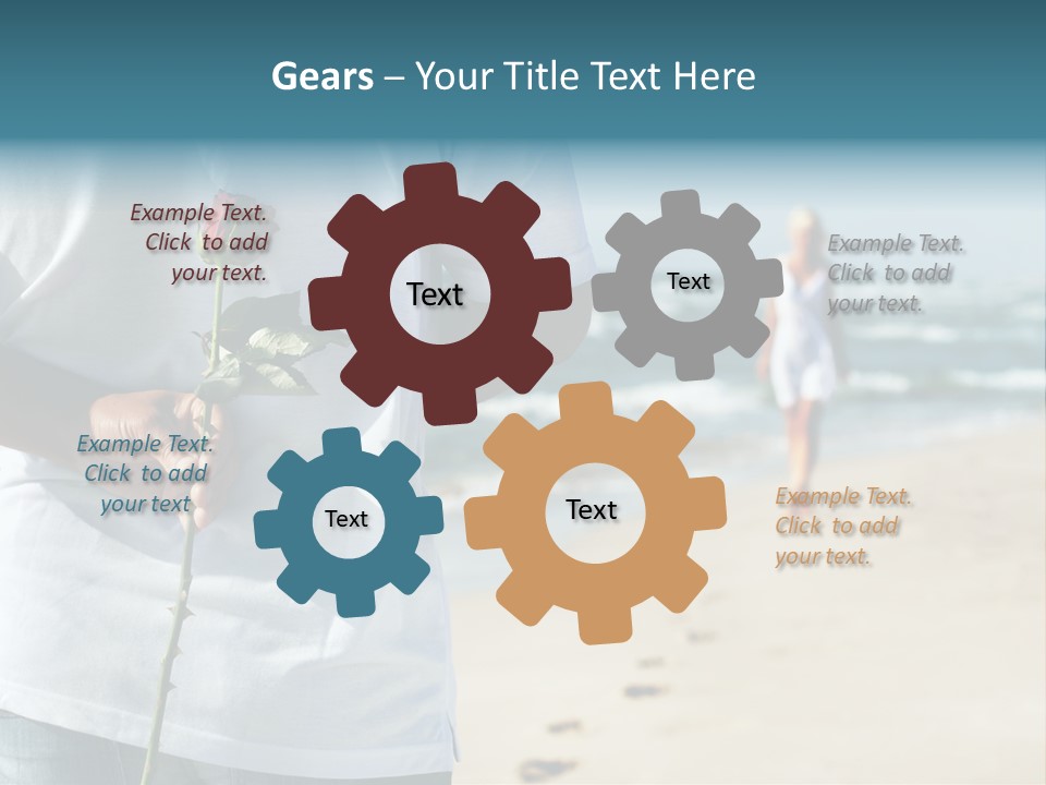 Wave Bliss Seashore PowerPoint Template