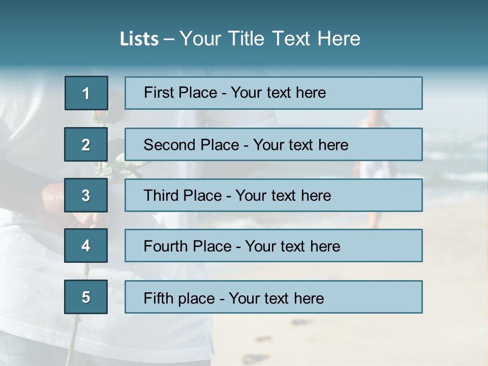 Wave Bliss Seashore PowerPoint Template