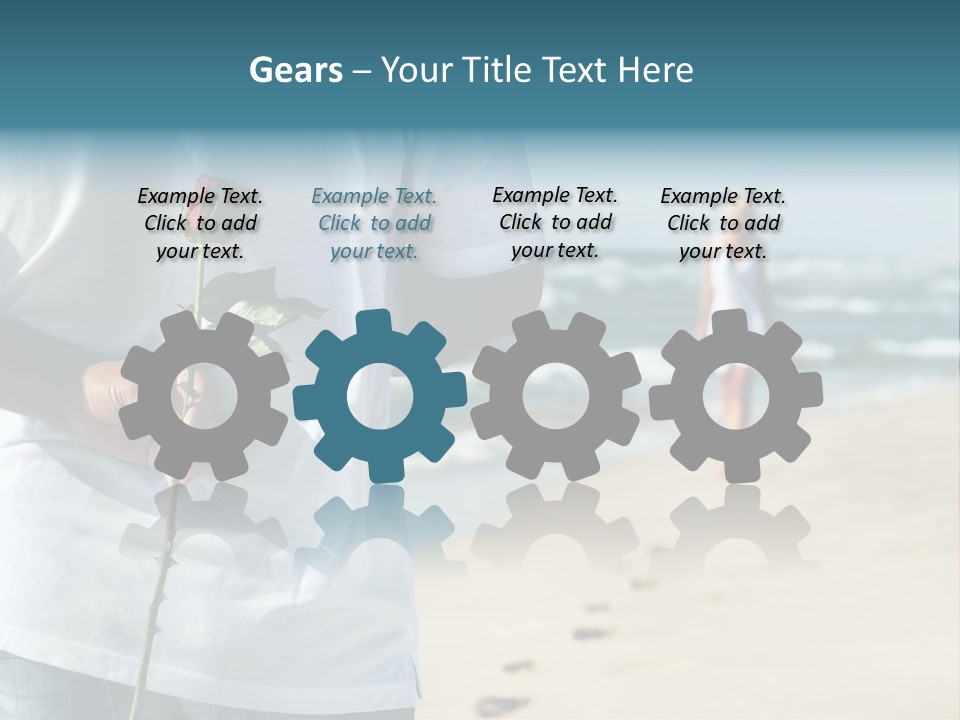 Wave Bliss Seashore PowerPoint Template