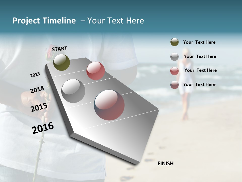 Wave Bliss Seashore PowerPoint Template