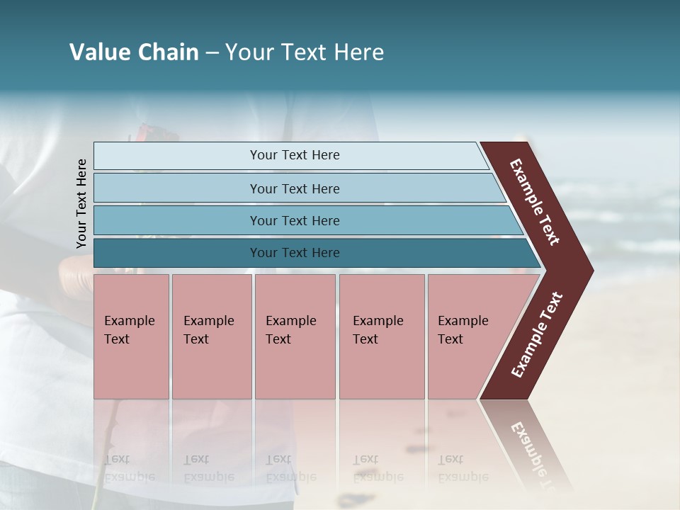 Wave Bliss Seashore PowerPoint Template