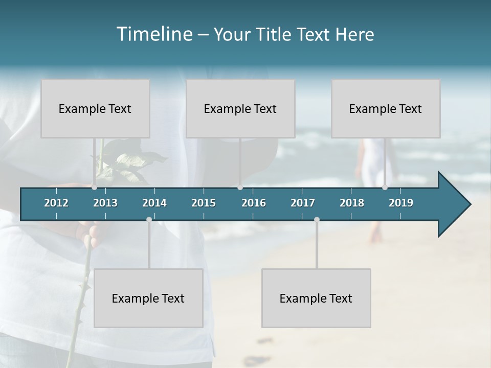 Wave Bliss Seashore PowerPoint Template