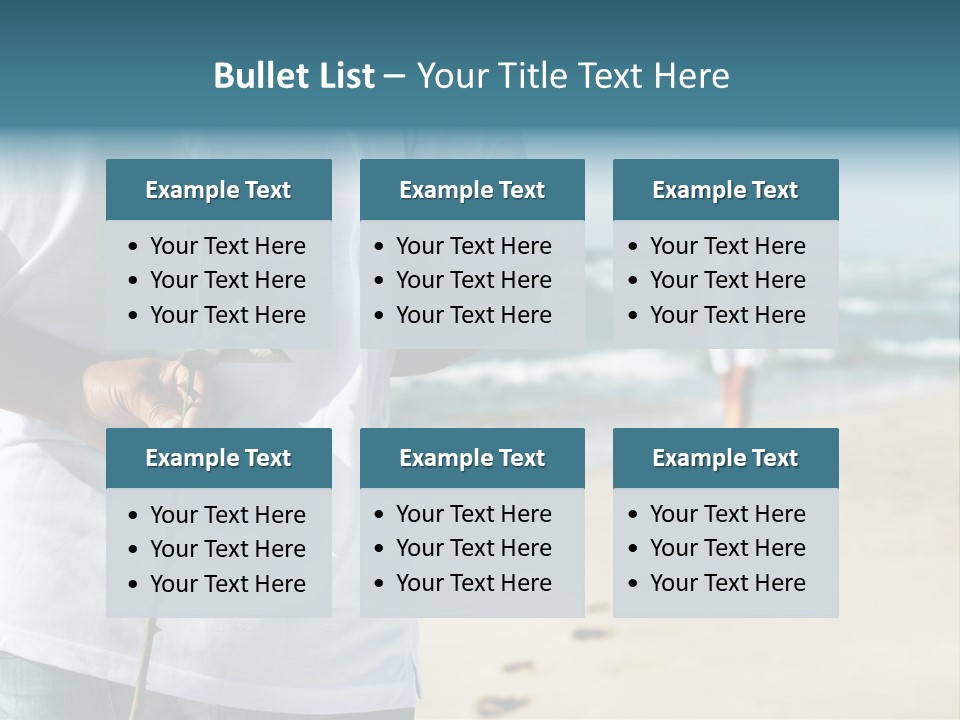 Wave Bliss Seashore PowerPoint Template