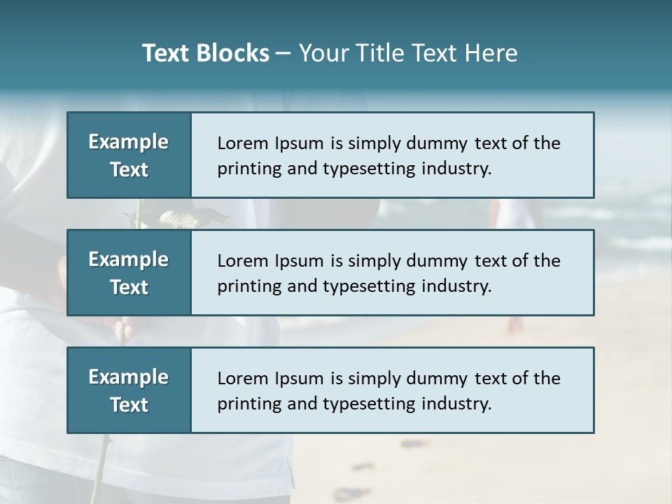 Wave Bliss Seashore PowerPoint Template