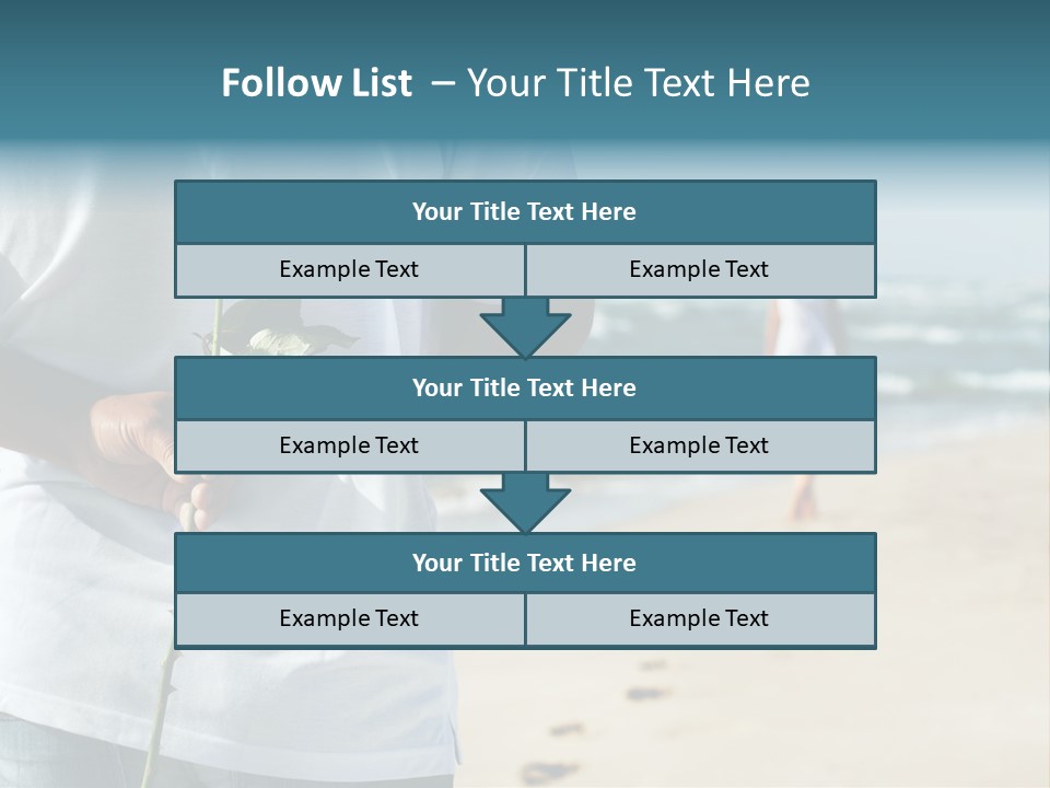 Wave Bliss Seashore PowerPoint Template