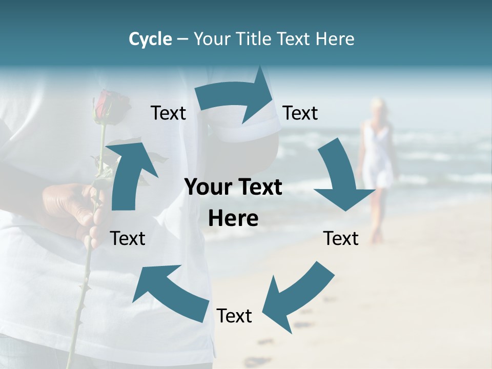 Wave Bliss Seashore PowerPoint Template