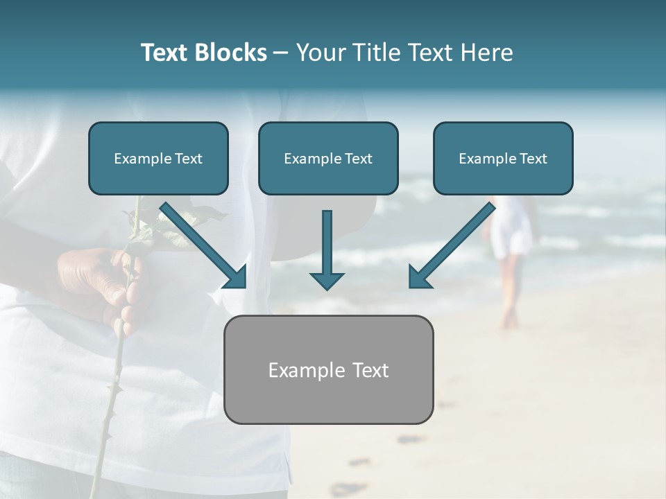 Wave Bliss Seashore PowerPoint Template