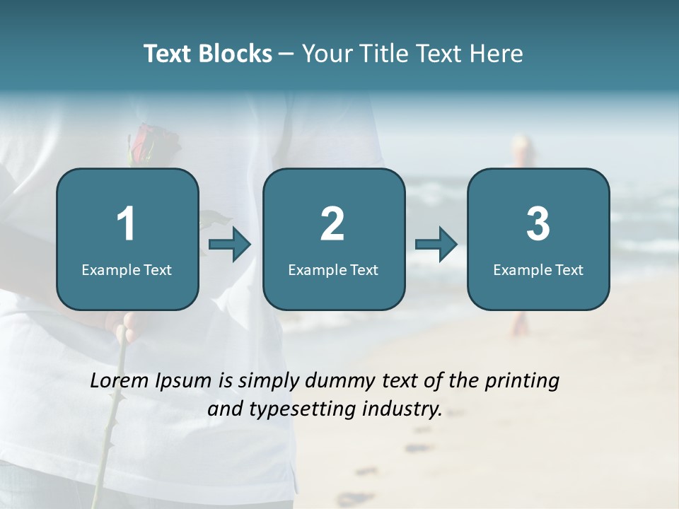 Wave Bliss Seashore PowerPoint Template