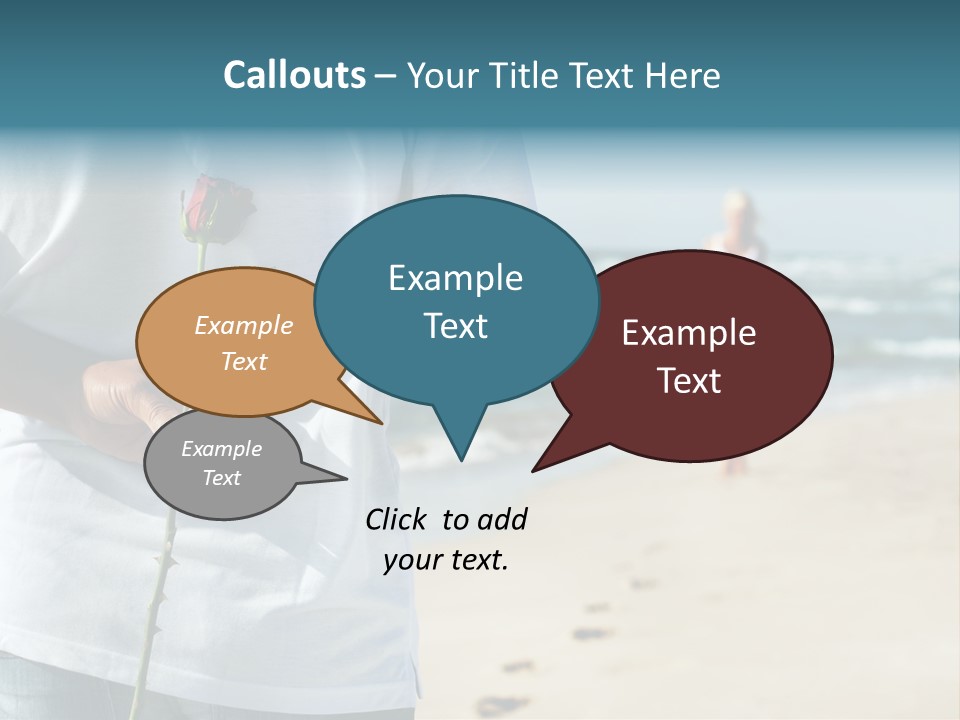 Wave Bliss Seashore PowerPoint Template