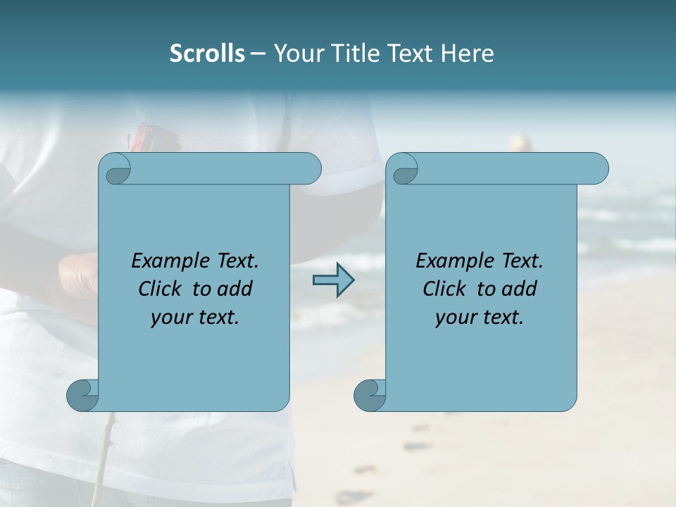 Wave Bliss Seashore PowerPoint Template