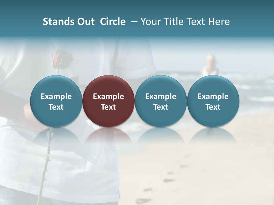 Wave Bliss Seashore PowerPoint Template