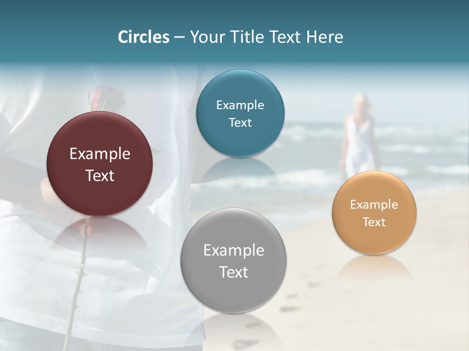 Wave Bliss Seashore PowerPoint Template