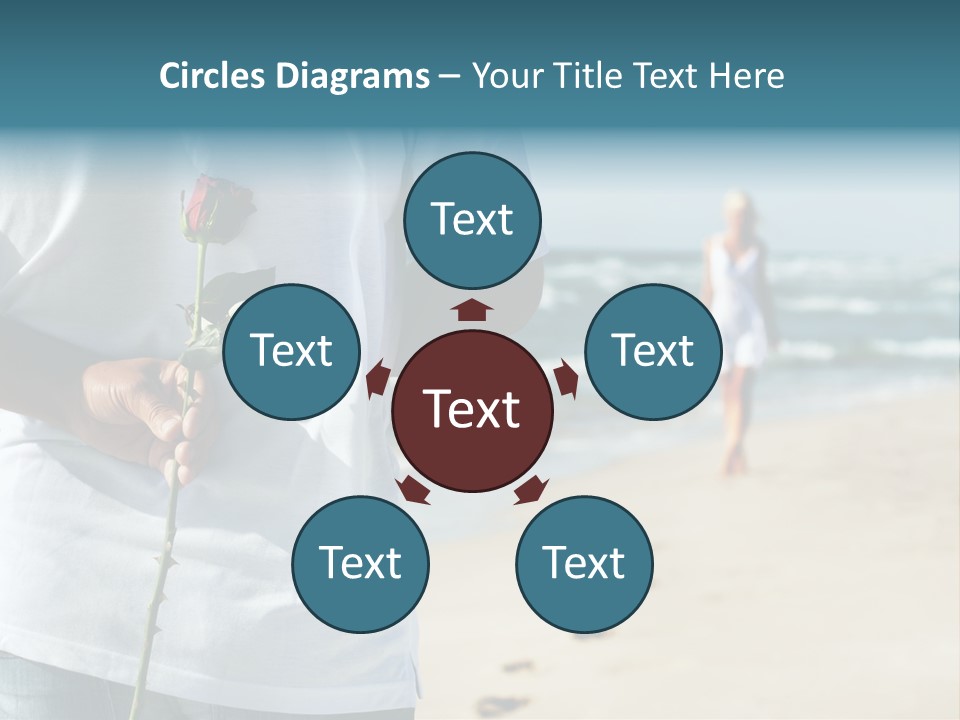 Wave Bliss Seashore PowerPoint Template