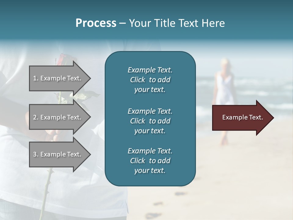 Wave Bliss Seashore PowerPoint Template