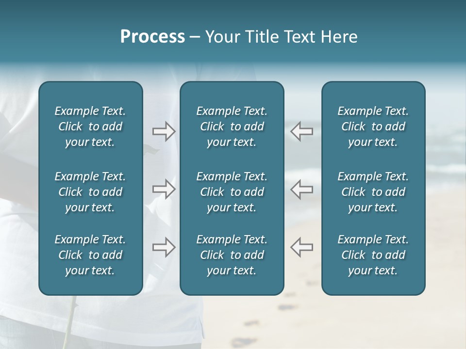 Wave Bliss Seashore PowerPoint Template
