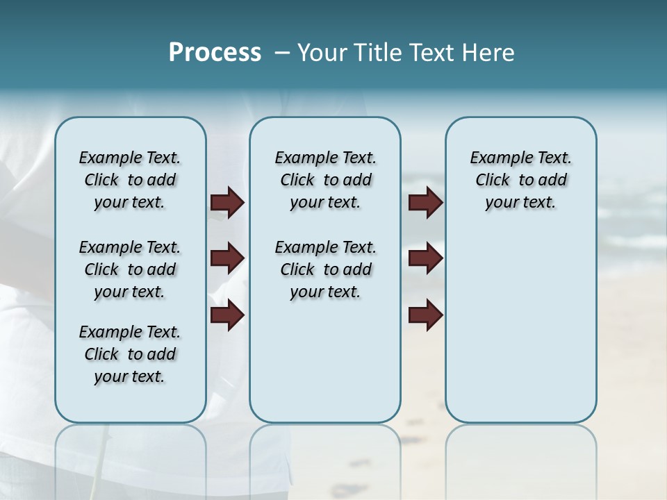 Wave Bliss Seashore PowerPoint Template