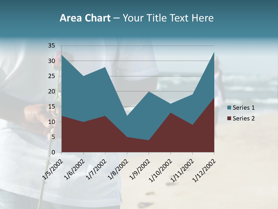 Wave Bliss Seashore PowerPoint Template