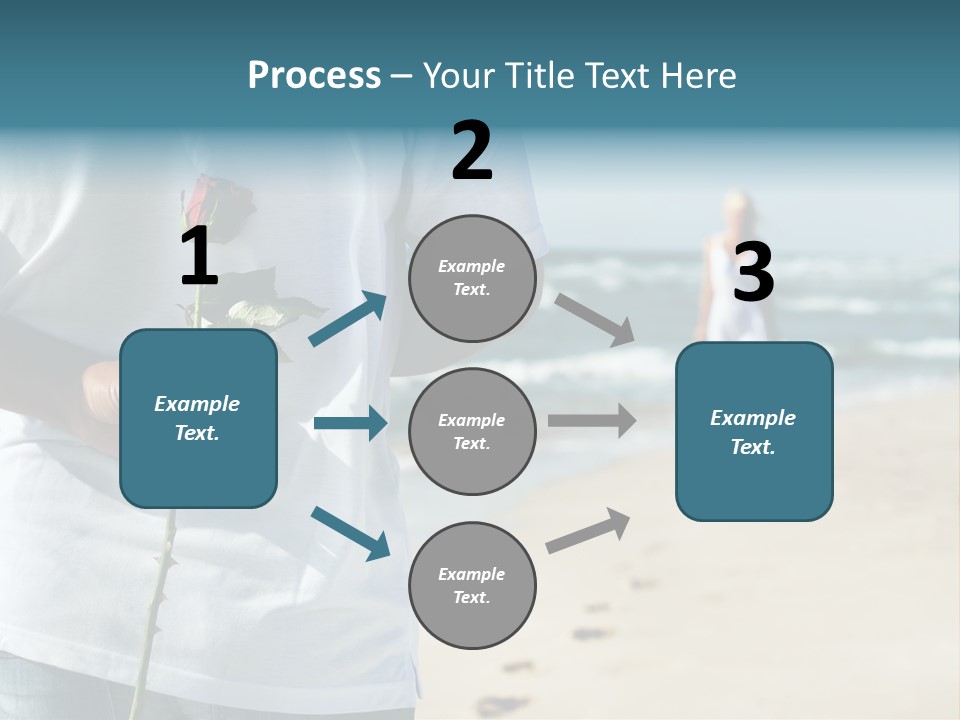 Wave Bliss Seashore PowerPoint Template