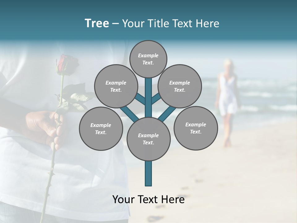 Wave Bliss Seashore PowerPoint Template