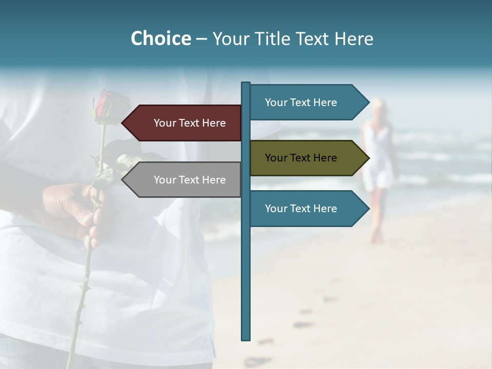 Wave Bliss Seashore PowerPoint Template
