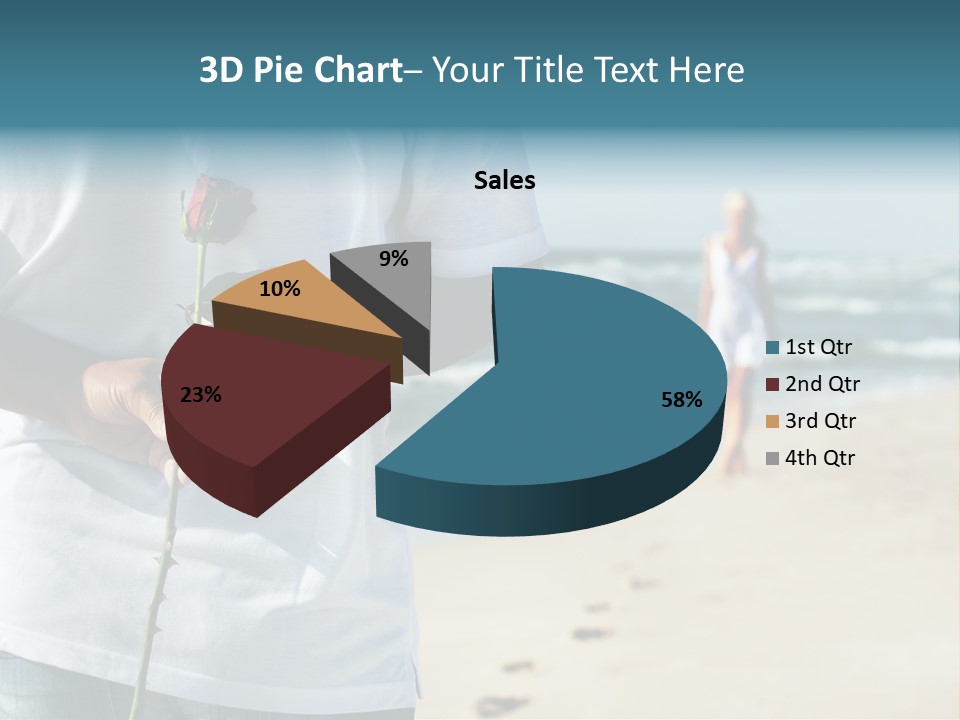 Wave Bliss Seashore PowerPoint Template