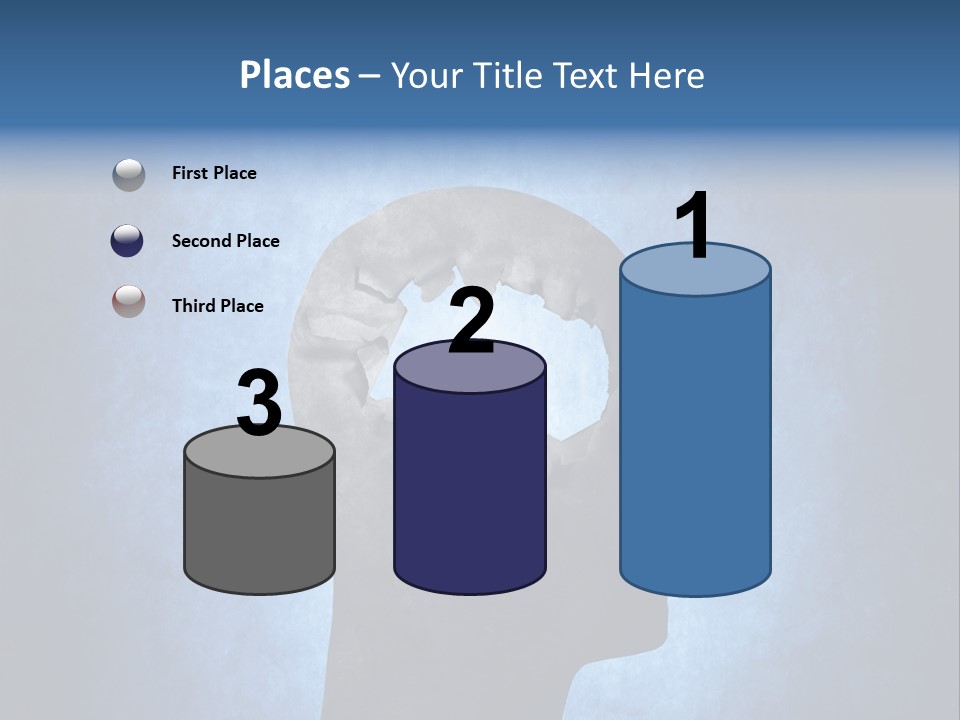 Mental Hole Damage PowerPoint Template