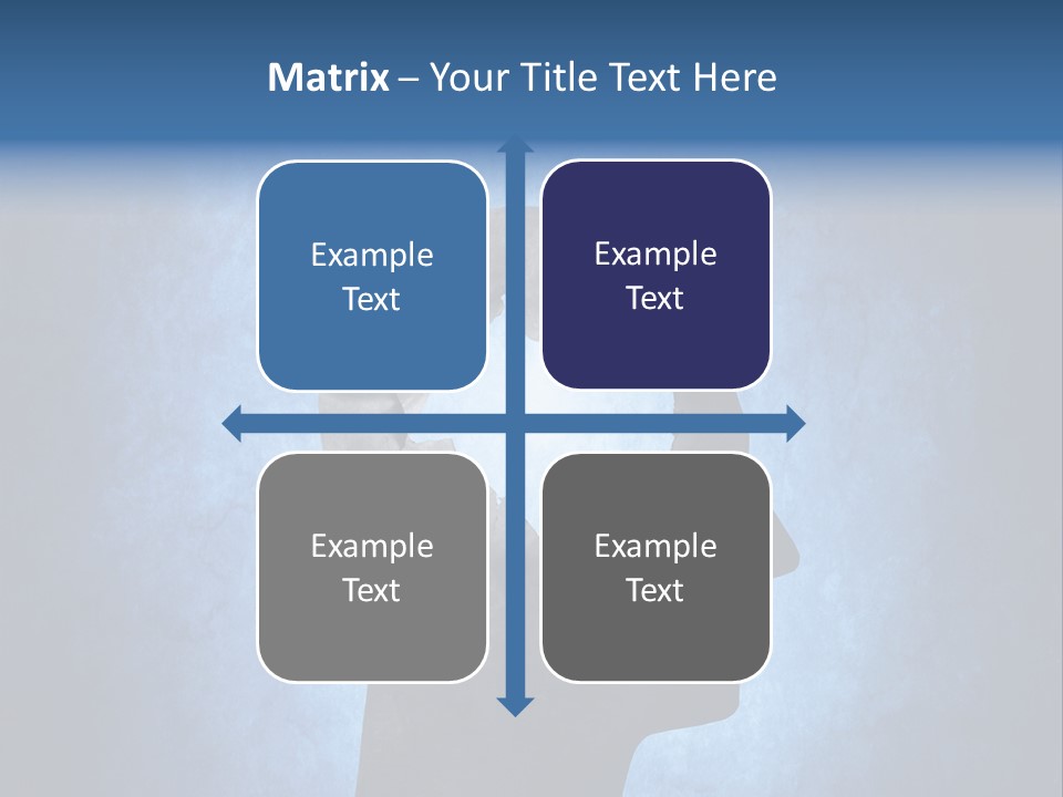 Mental Hole Damage PowerPoint Template