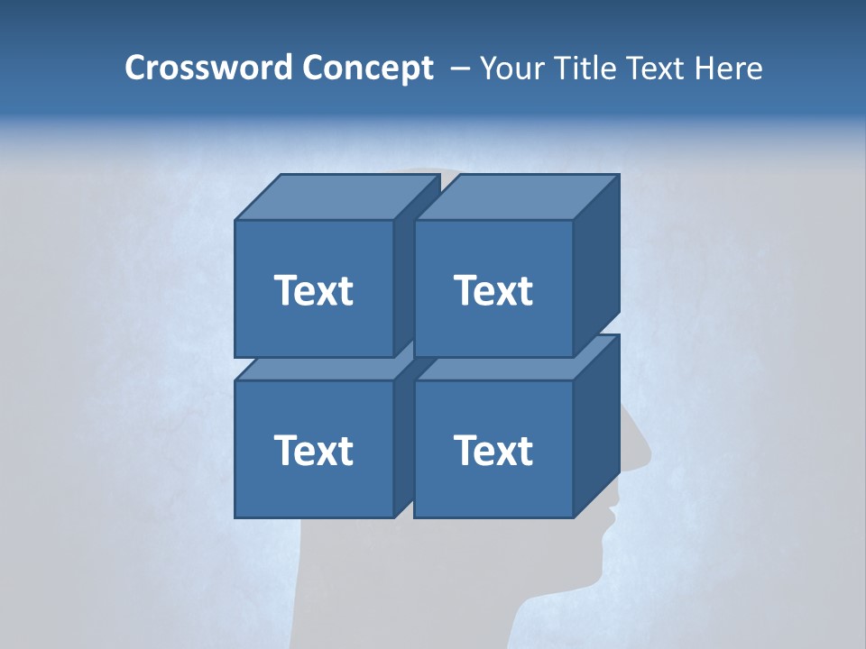 Mental Hole Damage PowerPoint Template
