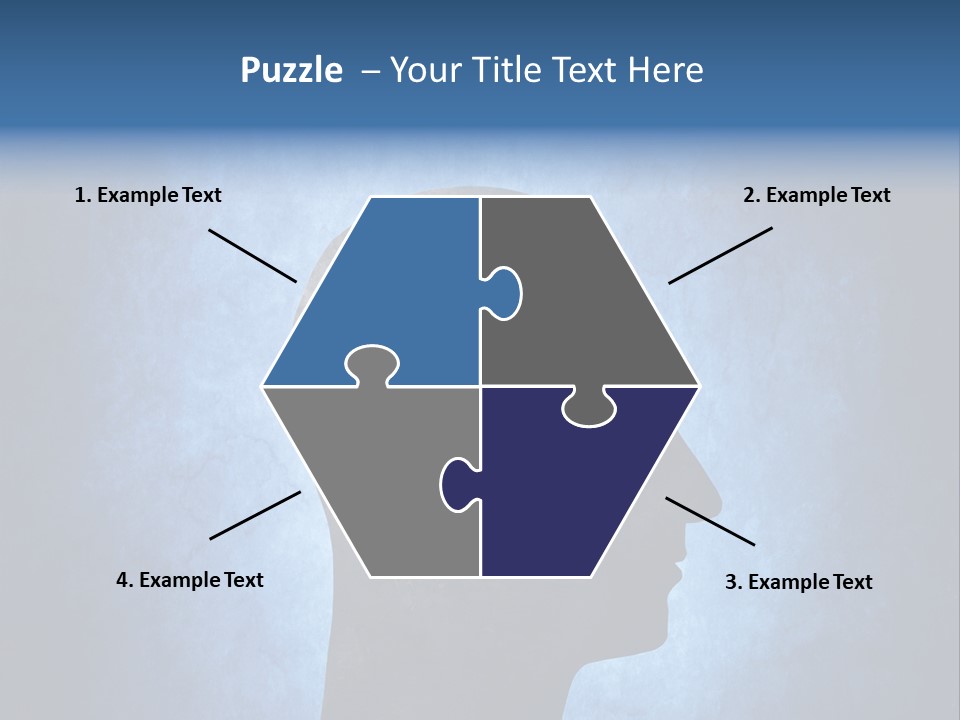 Mental Hole Damage PowerPoint Template