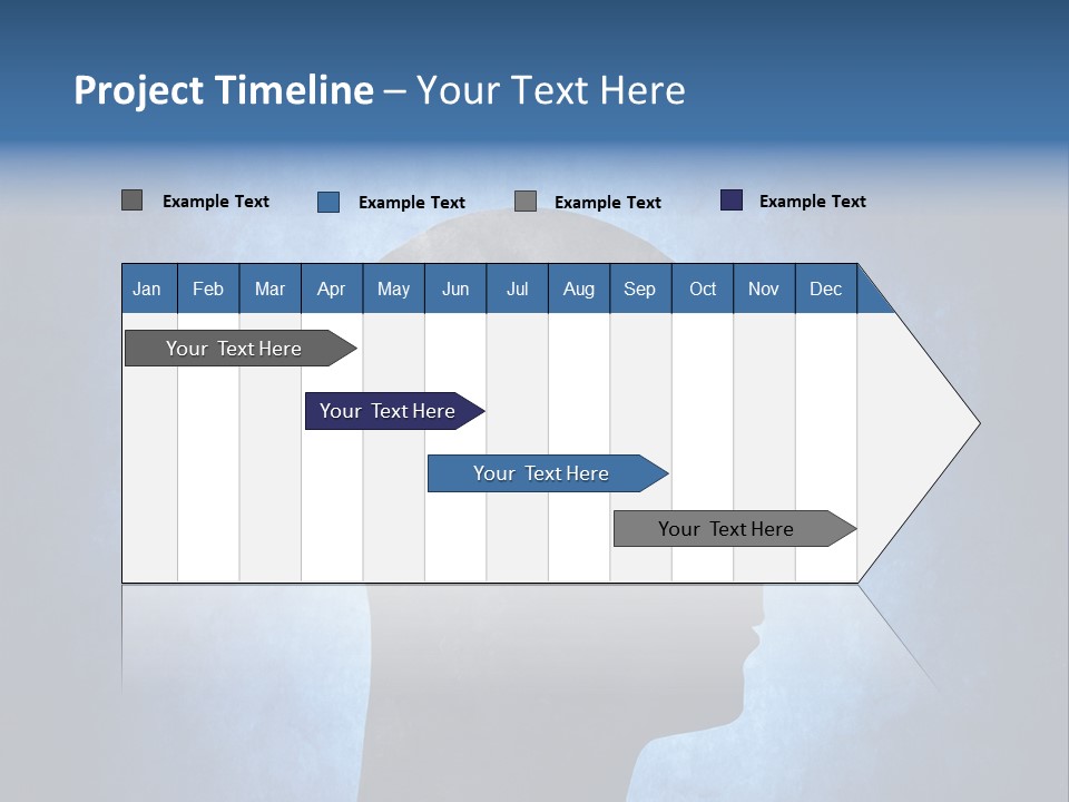 Mental Hole Damage PowerPoint Template