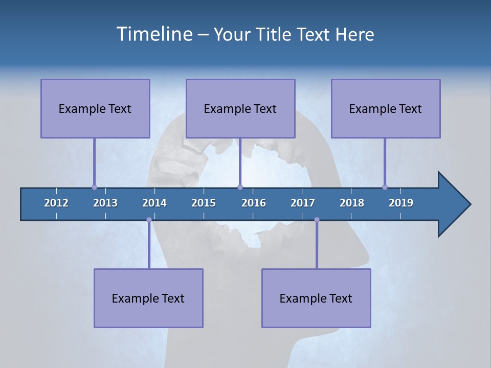Mental Hole Damage PowerPoint Template