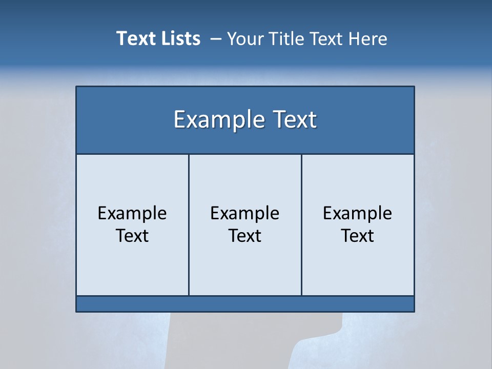 Mental Hole Damage PowerPoint Template