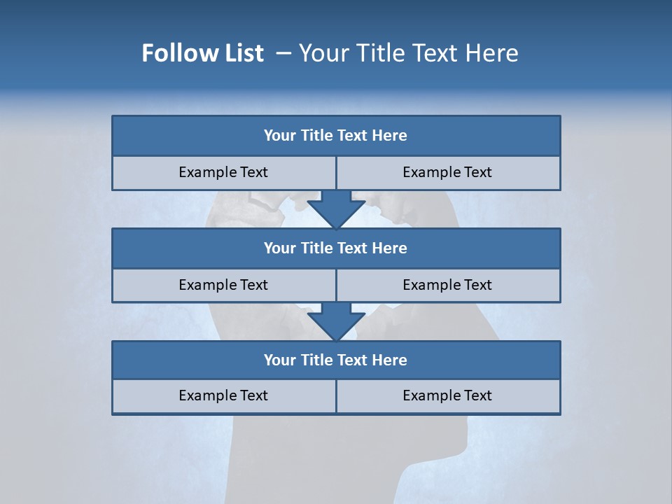 Mental Hole Damage PowerPoint Template