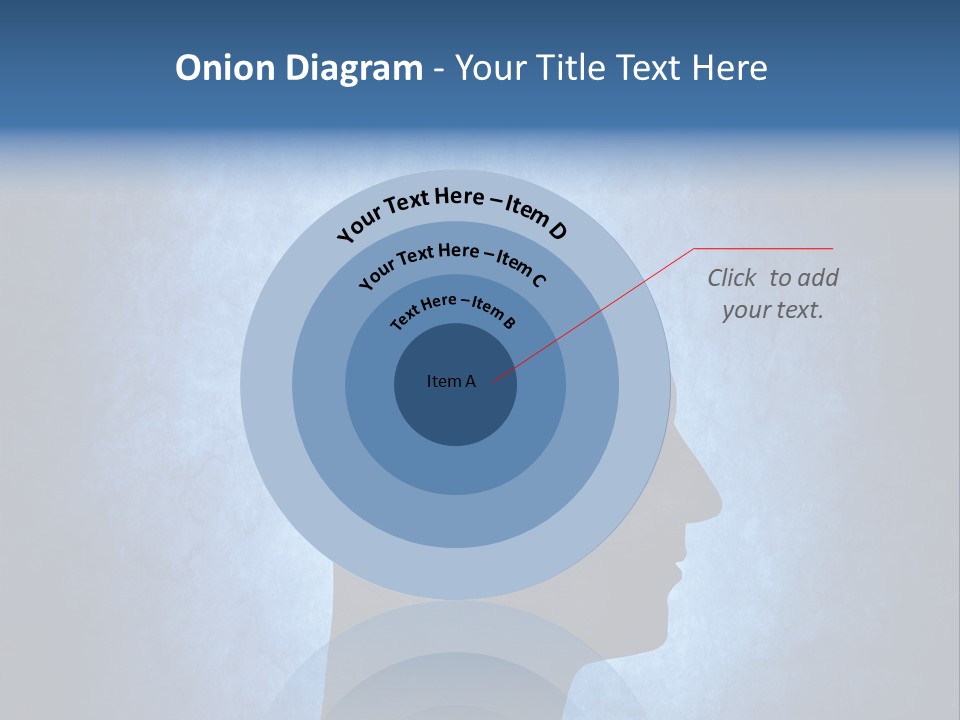 Mental Hole Damage PowerPoint Template