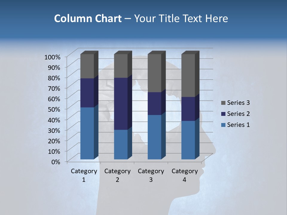 Mental Hole Damage PowerPoint Template