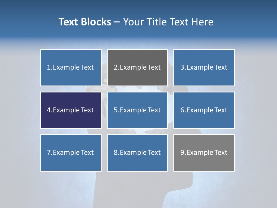 Mental Hole Damage PowerPoint Template