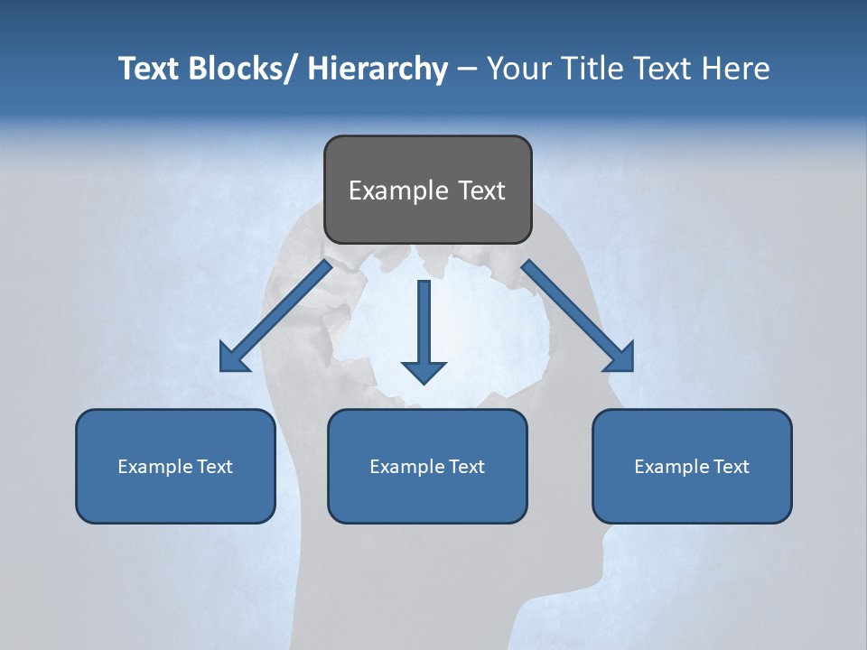 Mental Hole Damage PowerPoint Template