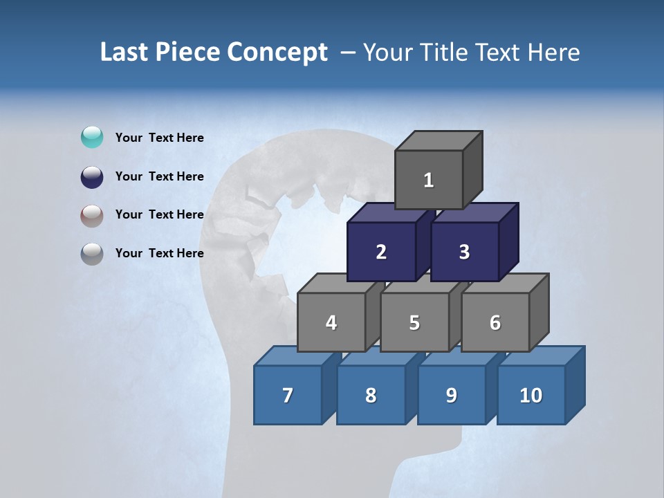 Mental Hole Damage PowerPoint Template