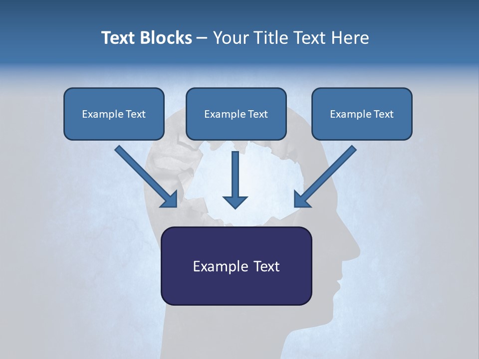 Mental Hole Damage PowerPoint Template