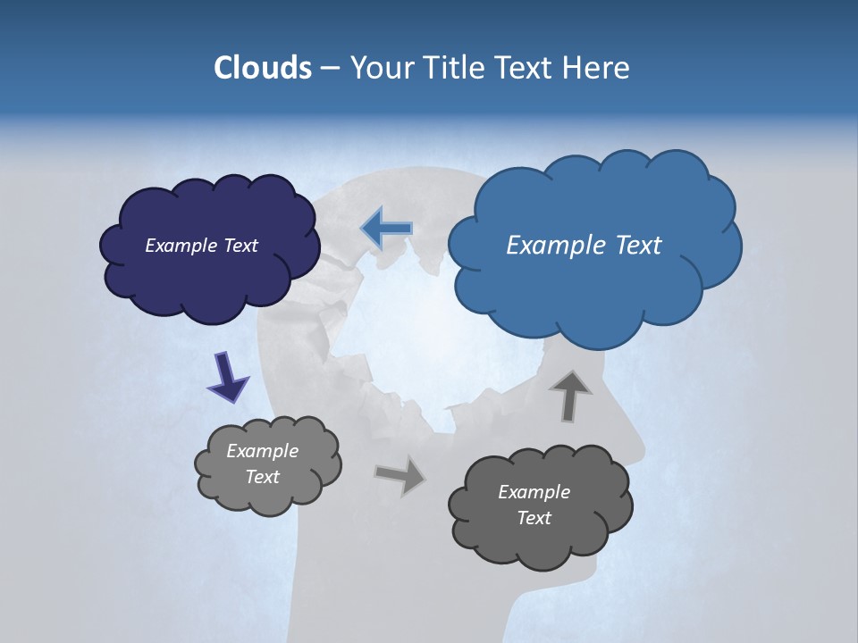 Mental Hole Damage PowerPoint Template