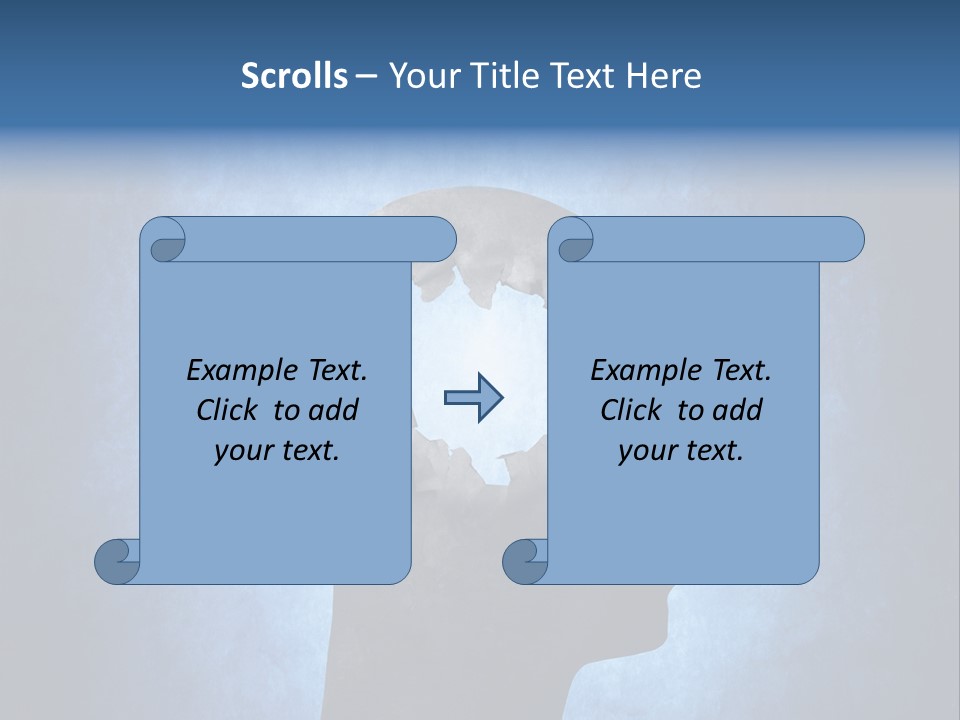 Mental Hole Damage PowerPoint Template