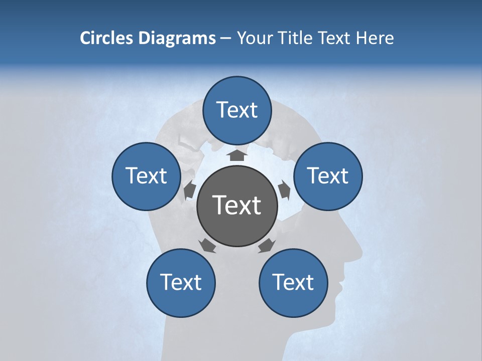 Mental Hole Damage PowerPoint Template