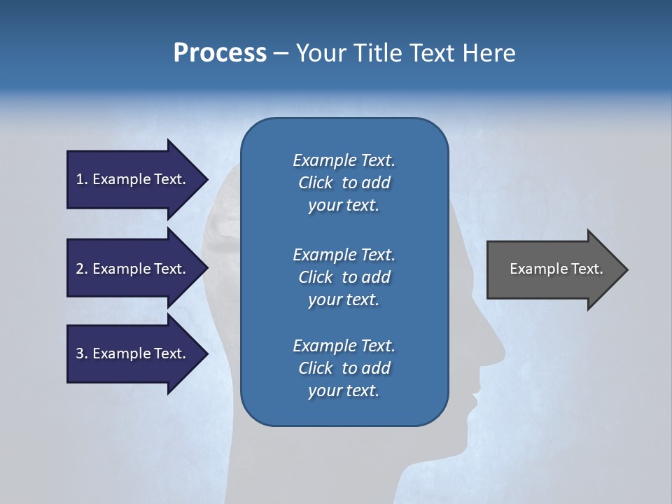 Mental Hole Damage PowerPoint Template