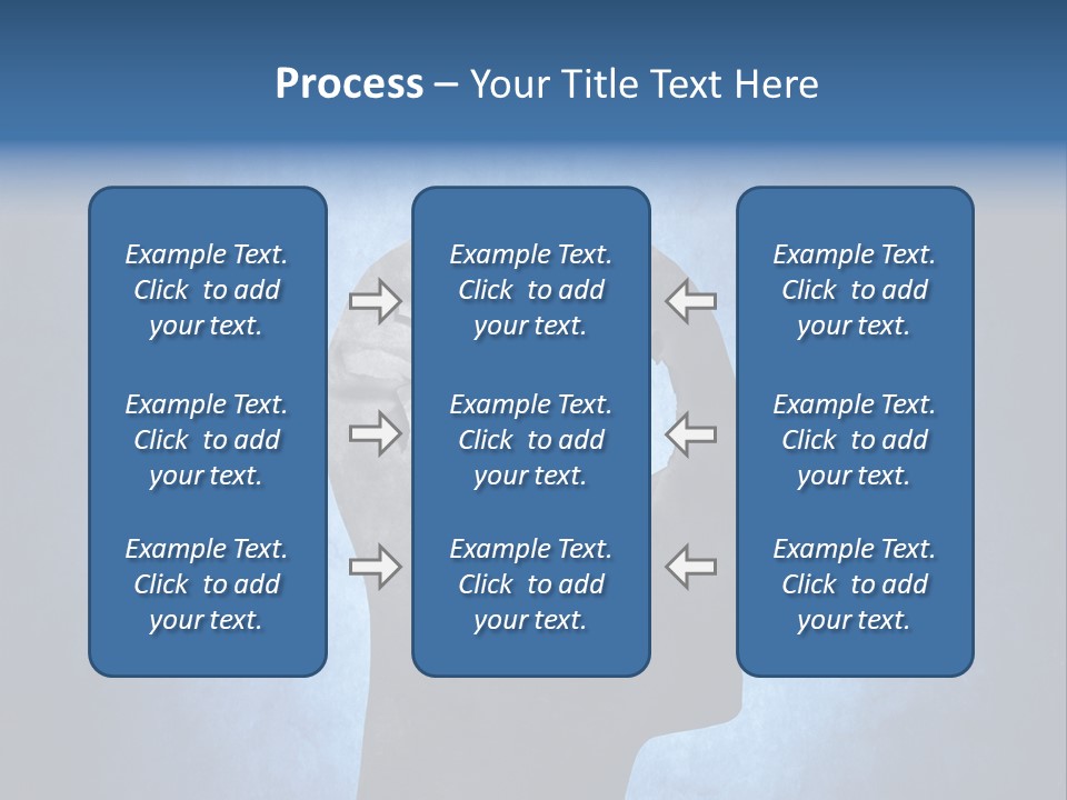 Mental Hole Damage PowerPoint Template